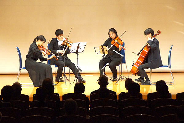 Kyoto University Lectureship Award -Award Ceremony & Commemorative Lecture (April 16, 2026)A chamber music performance by the Kyoto University Symphony Orchestra at the opening ceremony.